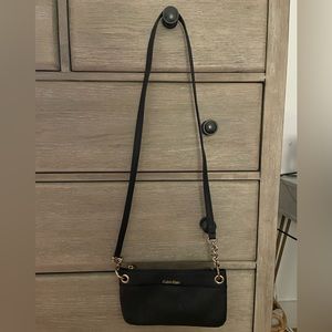 Calvin Klein black crossbody bag